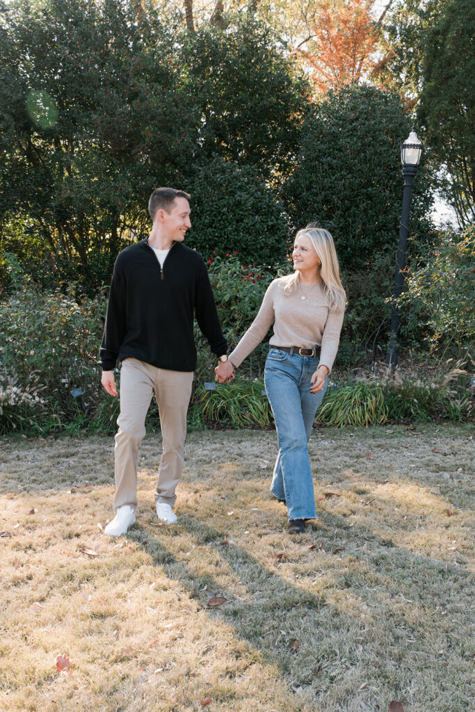 happy couple at their dream intimate proposal