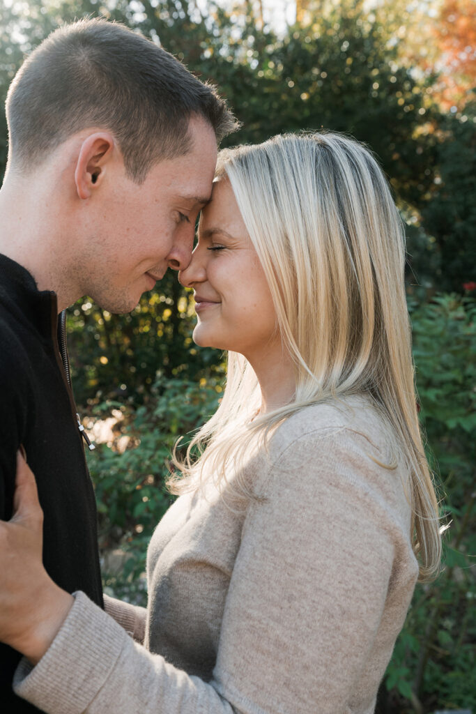 golden hour couple session in atlanta