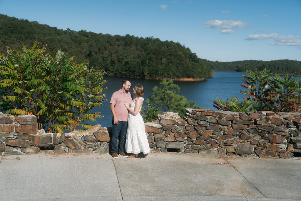A Romantic Mountain Engagement Session at Carters Lake with Katie & Austin