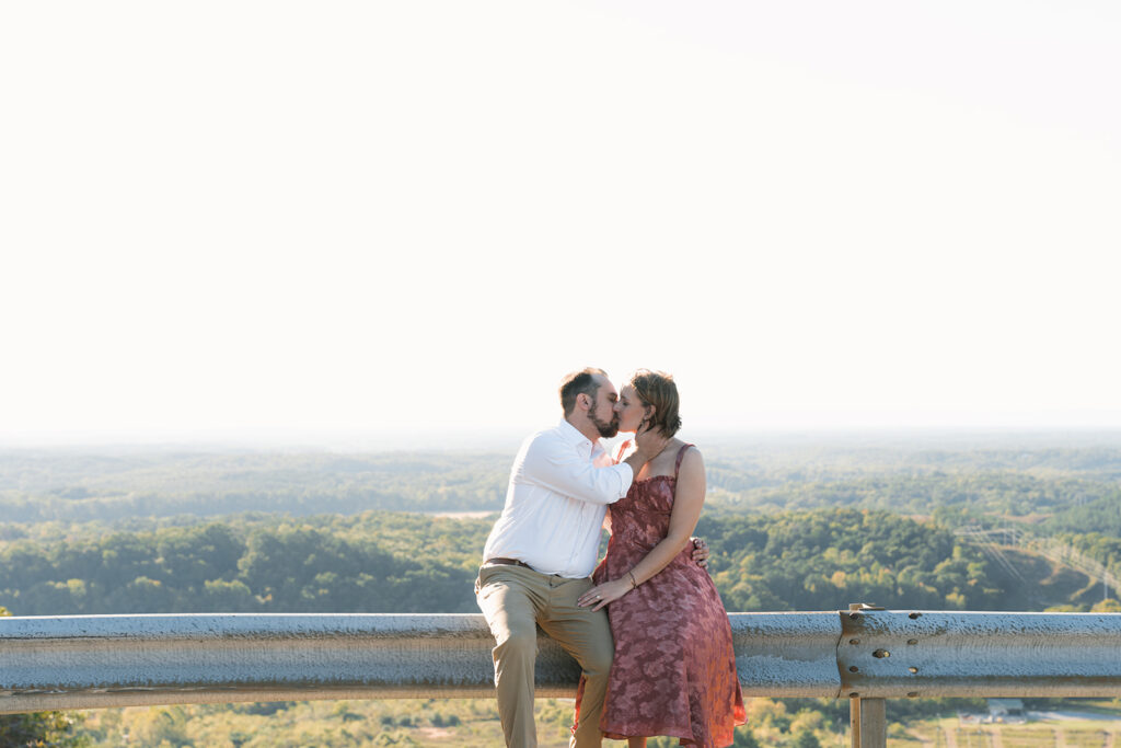 Fun and playful engagement photos in Georgia