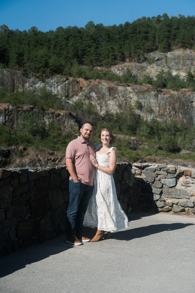 A Romantic Mountain Engagement Session at Carters Lake with Katie & Austin