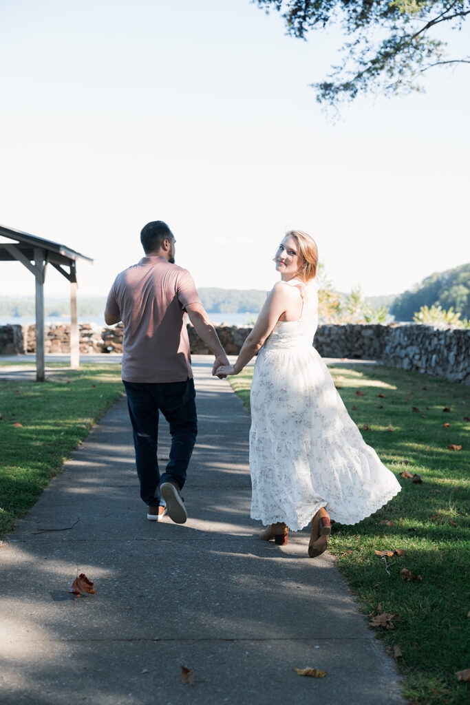A Romantic Mountain Engagement Session at Carters Lake with Katie & Austin
