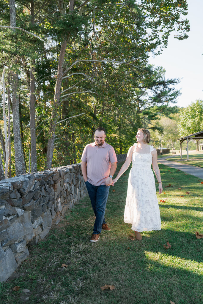 Couple of their dream golden hour photo shoot
