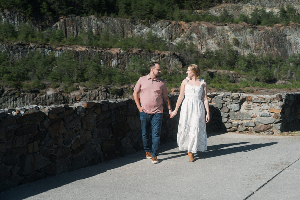 cute couple at their dream engagement sesison