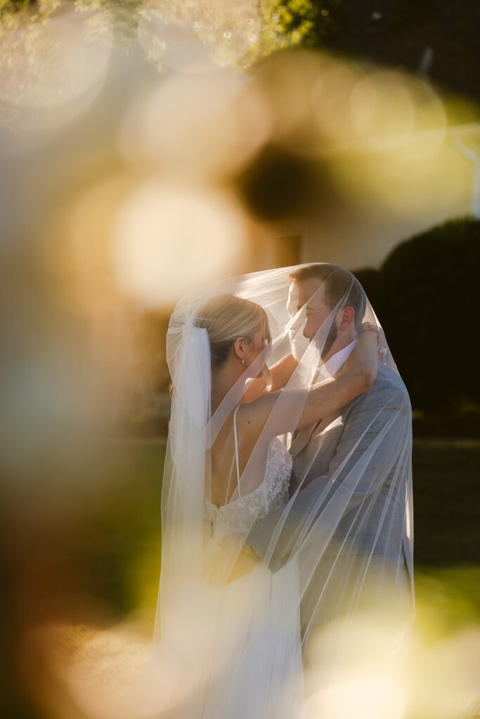cute golden hour bridal session in georgia