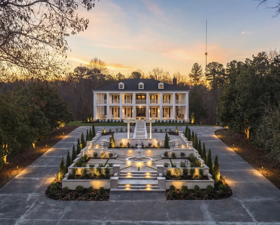 stunning picture of the wedding venue in GA