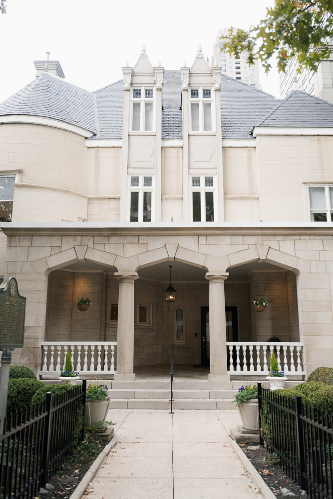 Wimbish House Wedding in Atlanta: Classy Black & White Wedding Inspiration