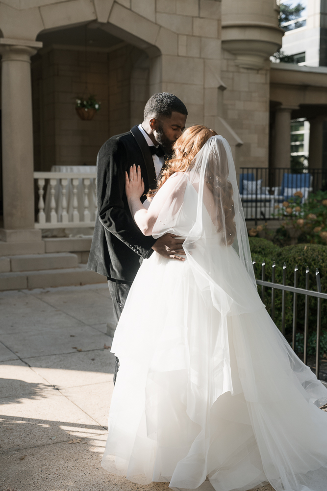 golden hour bridal portraits in atlanta