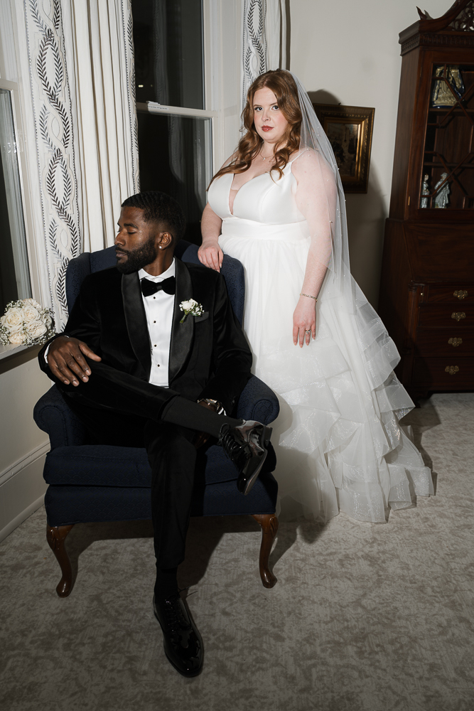 Wimbish House Wedding in Atlanta: Classy Black & White Wedding Inspiration