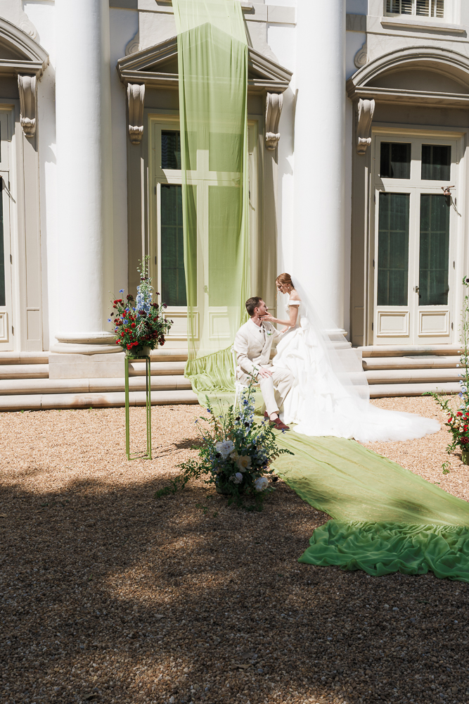 golden hour bridal portraits in GA