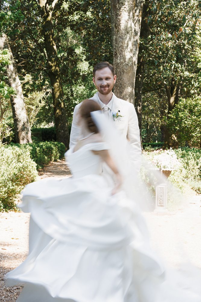 romantic and playful bridal photos in GA