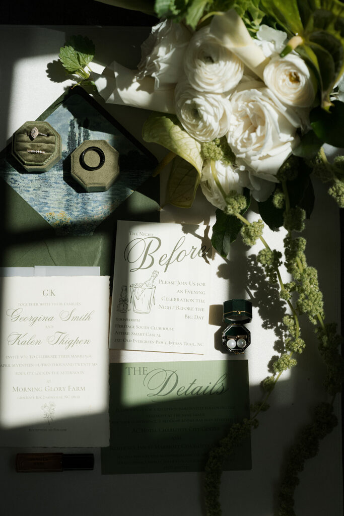 Inside Georgina & Kalen’s Green and White Garden Wedding at Morning Glory Farm