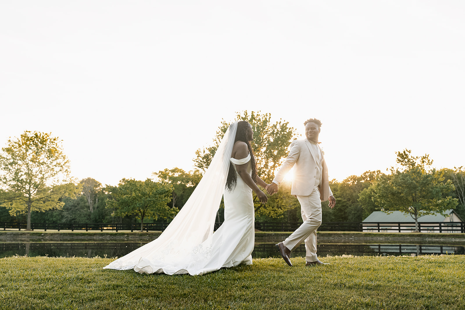 Inside Georgina & Kalen’s Green and White Garden Wedding at Morning Glory Farm