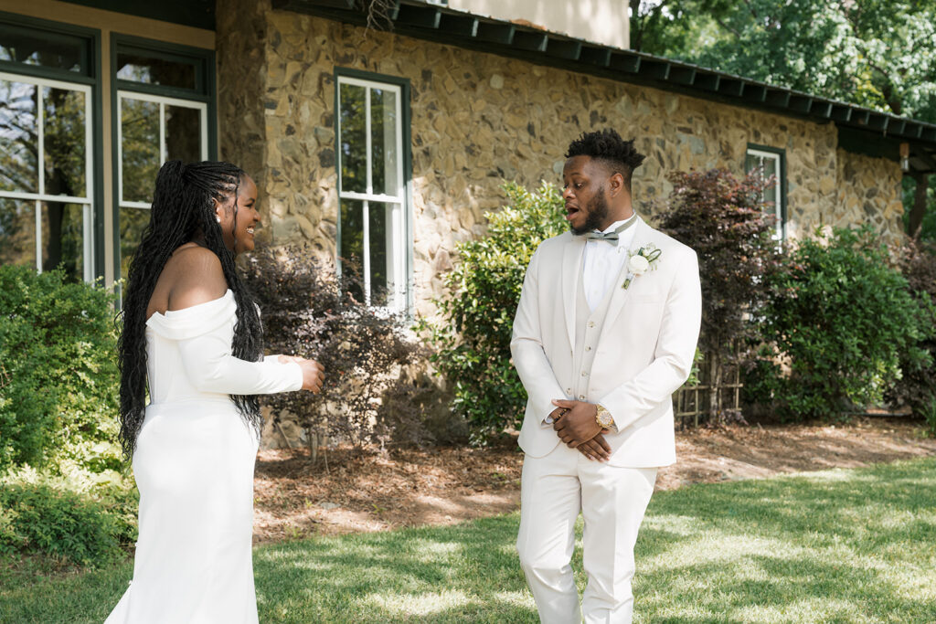 Inside Georgina & Kalen’s Green and White Garden Wedding at Morning Glory Farm