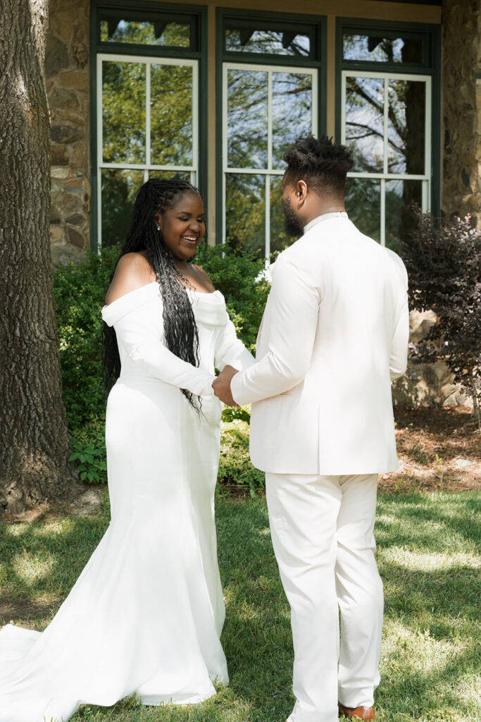 Inside Georgina & Kalen’s Green and White Garden Wedding at Morning Glory Farm
