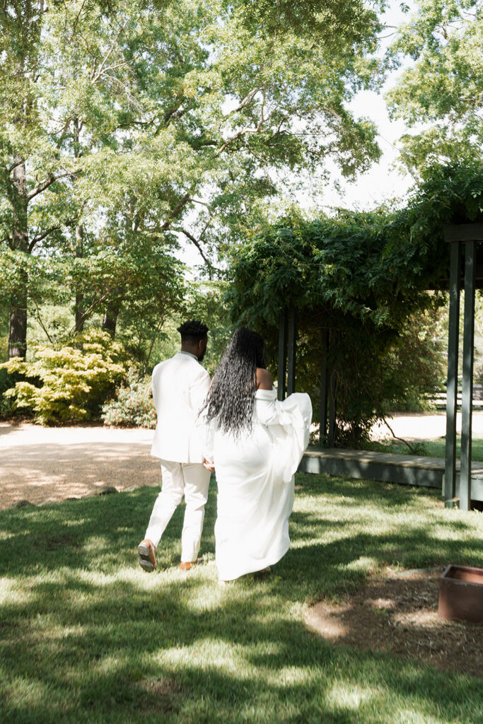 Inside Georgina & Kalen’s Green and White Garden Wedding at Morning Glory Farm