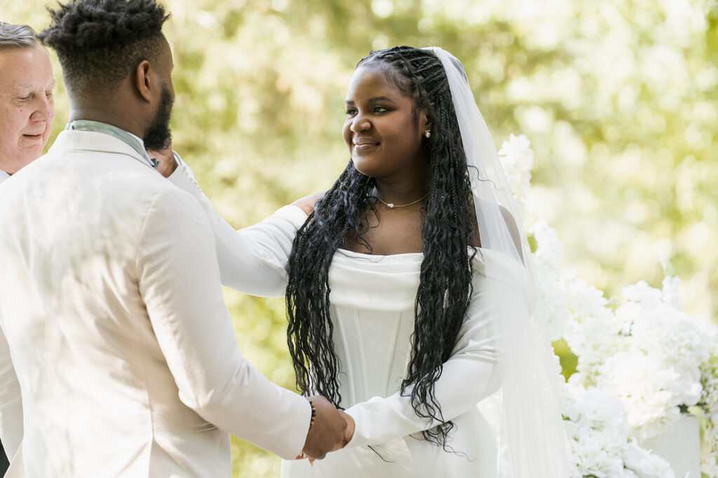 Inside Georgina & Kalen’s Green and White Garden Wedding at Morning Glory Farm