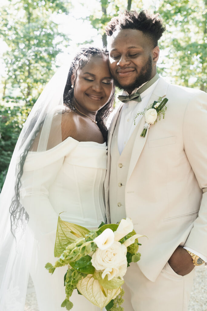 Inside Georgina & Kalen’s Green and White Garden Wedding at Morning Glory Farm