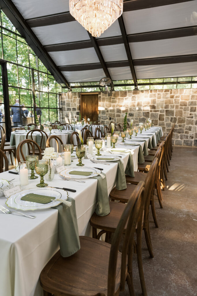 Inside Georgina & Kalen’s Green and White Garden Wedding at Morning Glory Farm