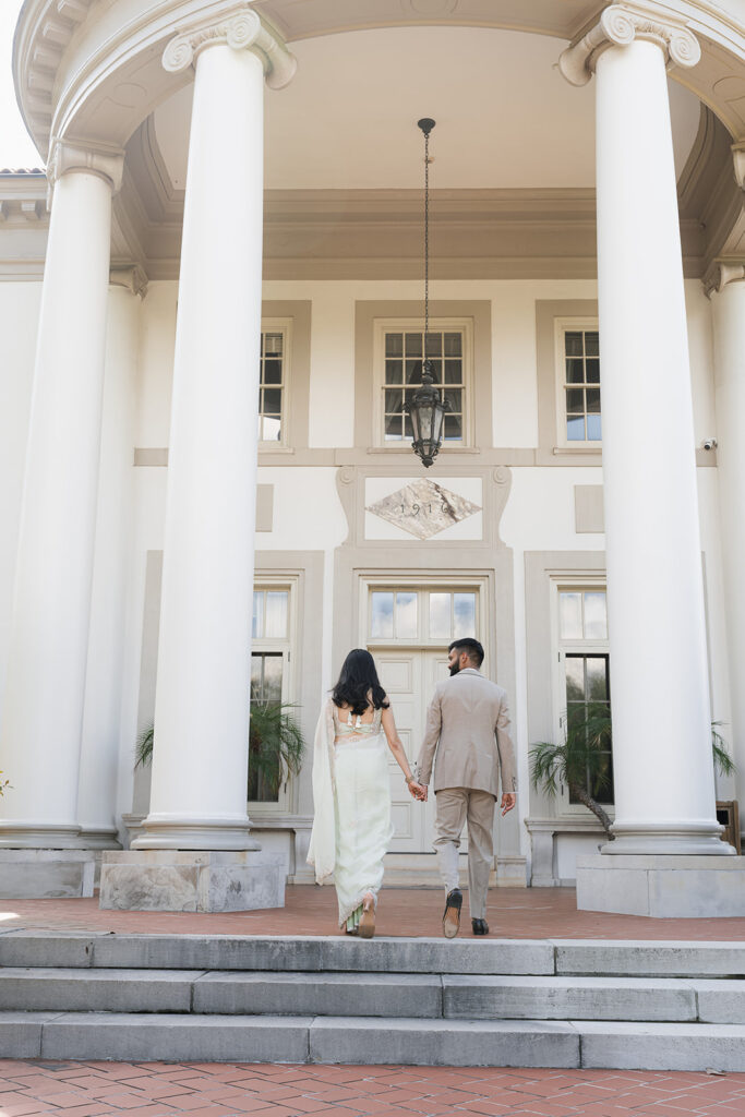 newly engaged couple at their dream photoshoot
